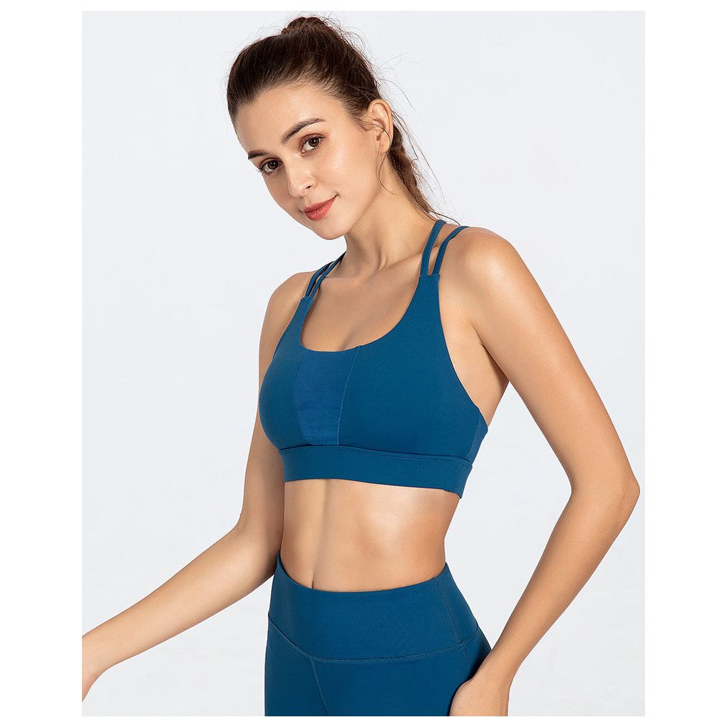 Shockproof Gathered Sports Bra