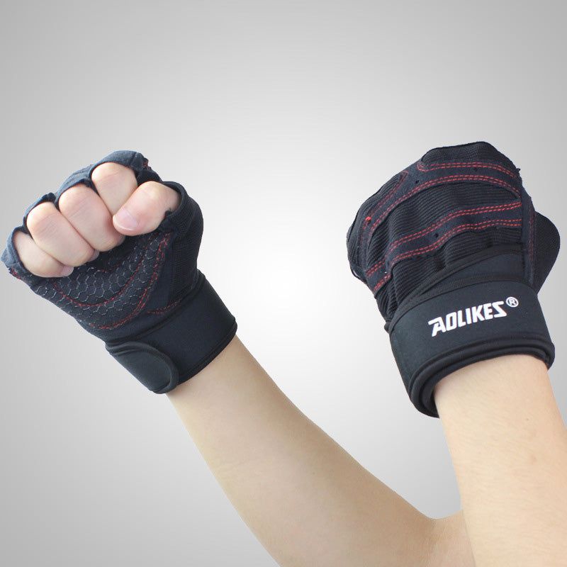 Half-Finger Training Gym Breathable Fitness Gloves