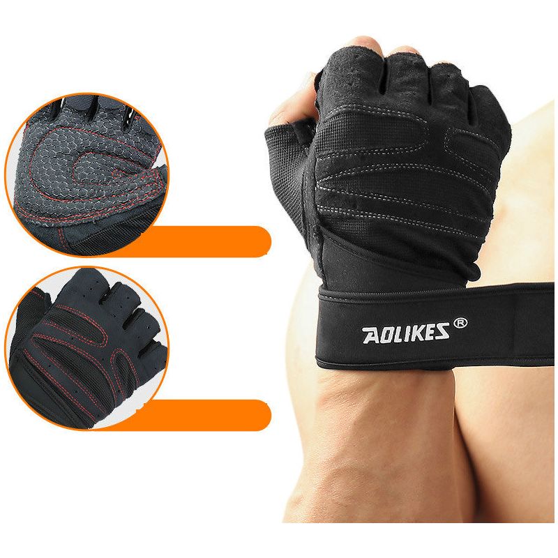 Half-Finger Training Gym Breathable Fitness Gloves