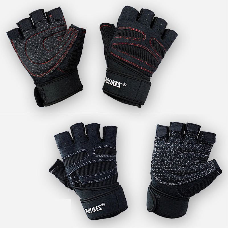 Half-Finger Training Gym Breathable Fitness Gloves