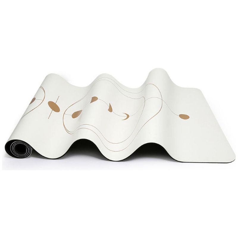 5mm Thick Non-Slip White Yoga Mat