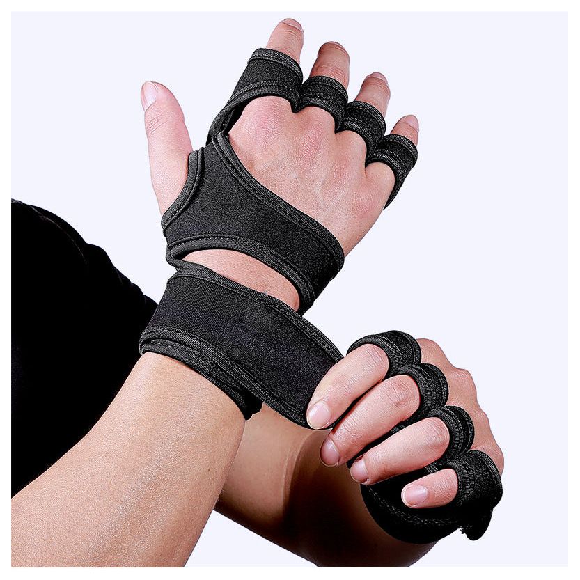 Fitness Weightlifting Anti-Skid Half Finger Gym Gloves