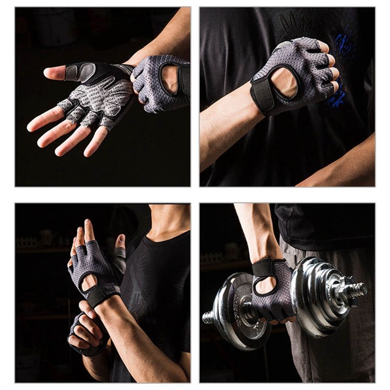 Half Finger Sports Fitness Non-Slip Gloves