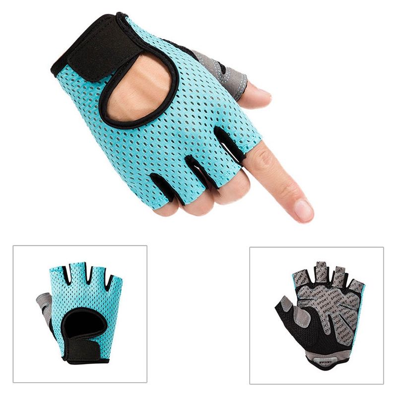 Half Finger Sports Fitness Non-Slip Gloves