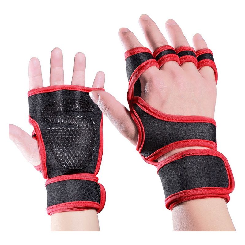 Fitness Weightlifting Anti-Skid Half Finger Gym Gloves