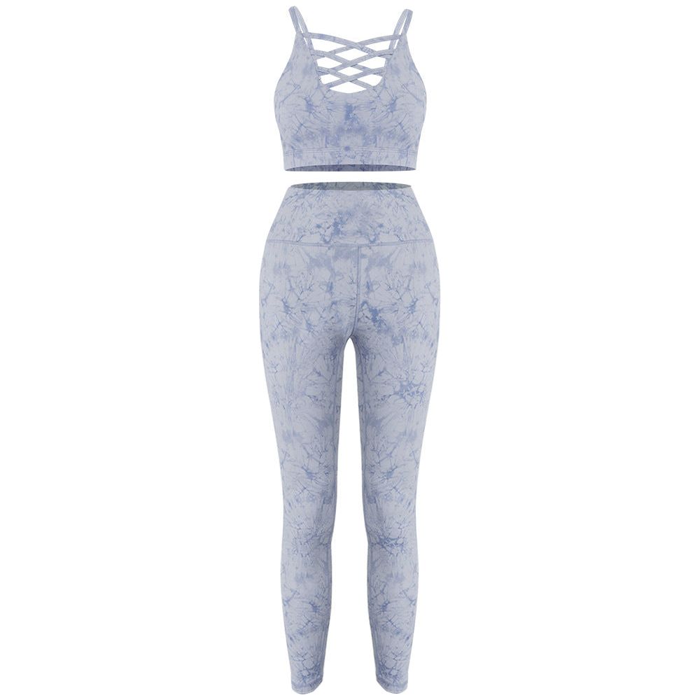 Tie Dye Yoga Sports Workout Suit