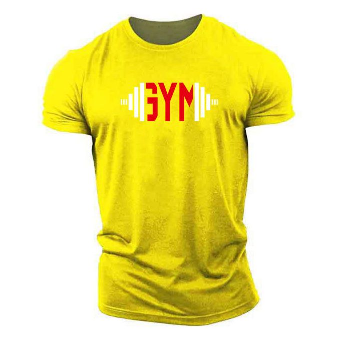 Short Sleeves Men's Gym T-Shirt