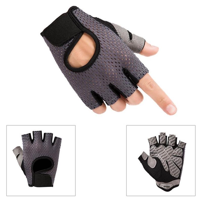 Half Finger Sports Fitness Non-Slip Gloves