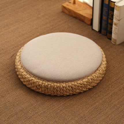 Rattan Cane Meditation Tatami Cushion
