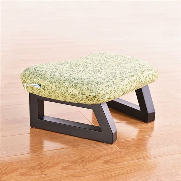 Meditation Handcrafted Kneeling Bench Removable Fabric Cover