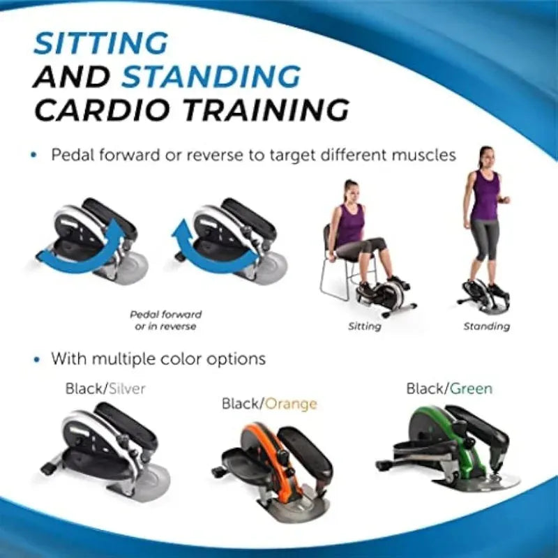Stamina Inmotion E1000 Compact - Seated Elliptical with Smart Workout App