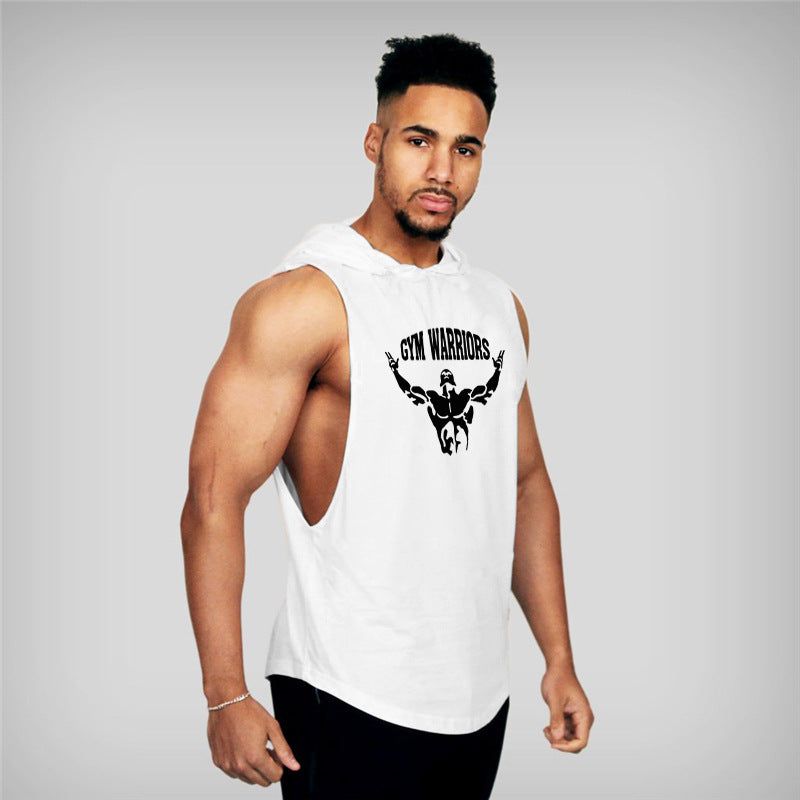 Waistcoat Vest Sportsman Gym Hooded