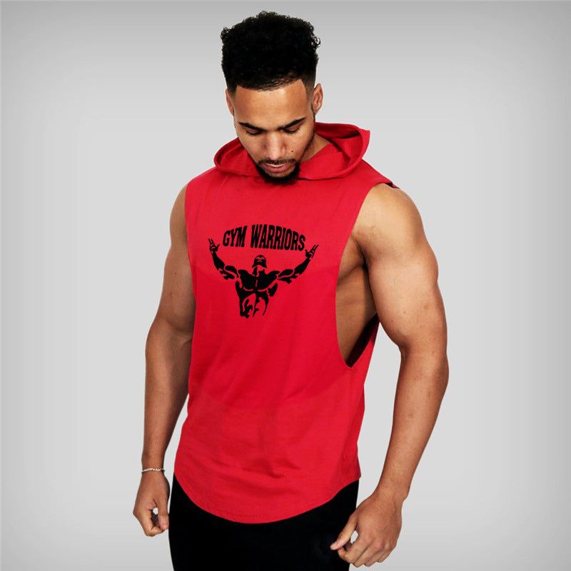 Waistcoat Vest Sportsman Gym Hooded