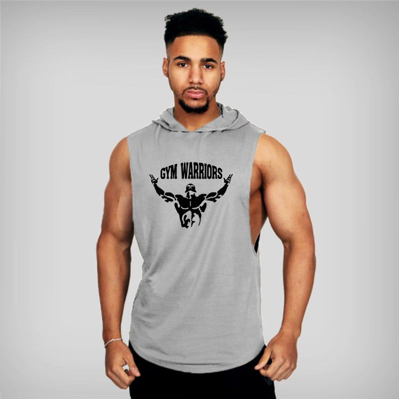 Waistcoat Vest Sportsman Gym Hooded