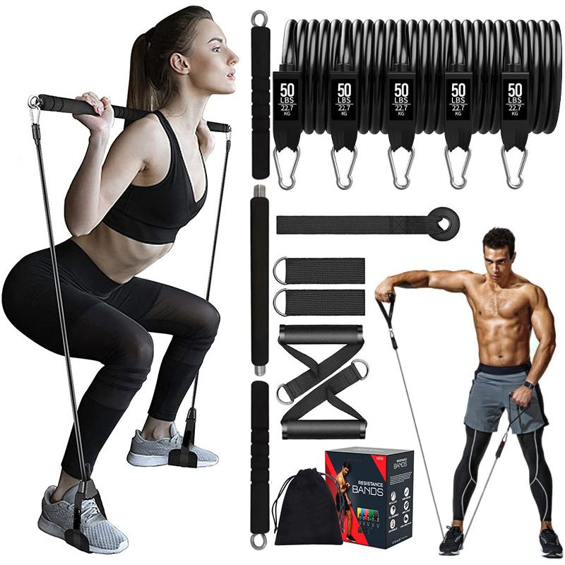 Tension Rope 11 Piece Fitness Resistance Belt