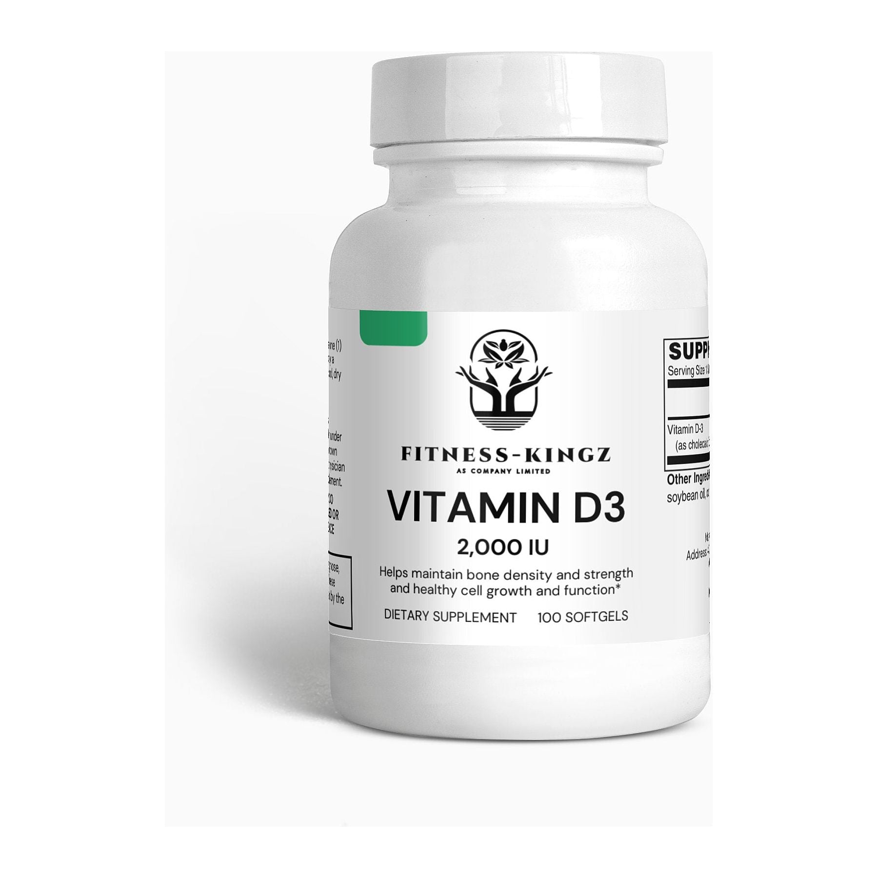 Fitness-Kingz Vitamin D3 2,000 IU