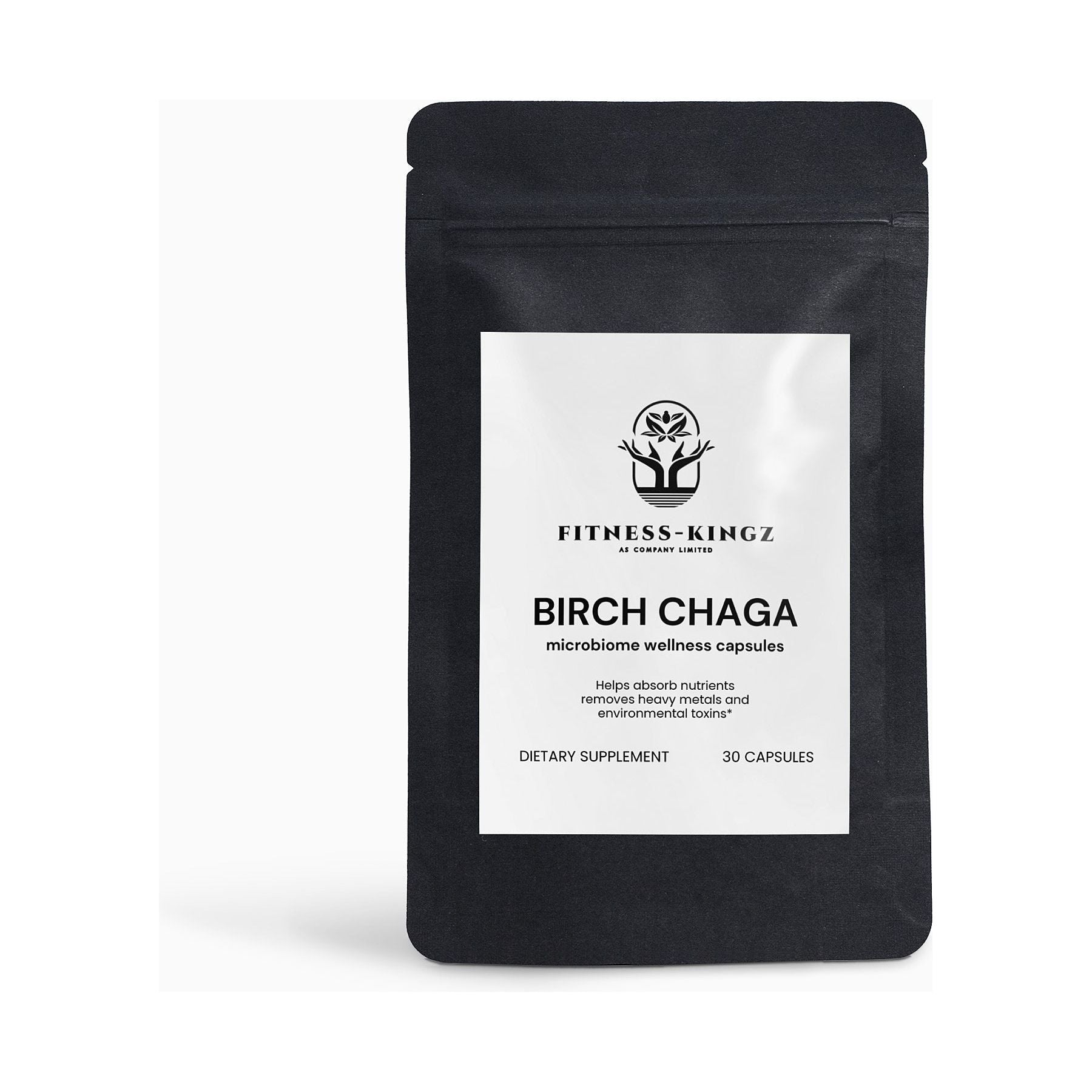 Fitness-Kingz Birch Chaga Microbiome Wellness Capsules