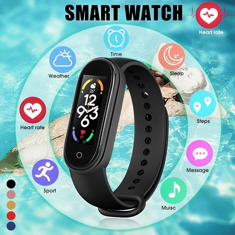 Heart Rate Blood Pressure Measurement Waterproof Smart Watch