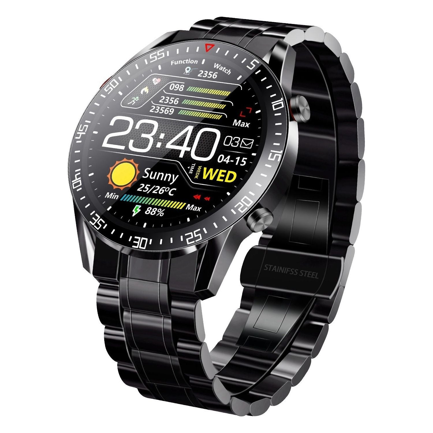 Wireless Smart Watch Fitness Tracker IP68 Waterproof Sport Bracelet