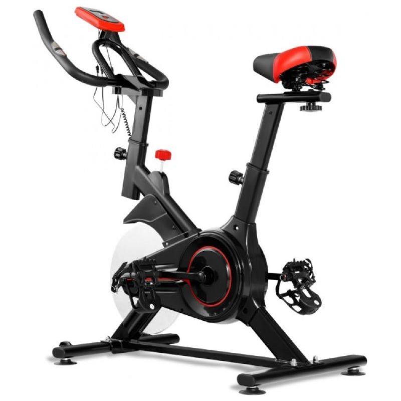 Indoor Stationary Sports Bicycle With Heart Rate Sensor And LCD Display